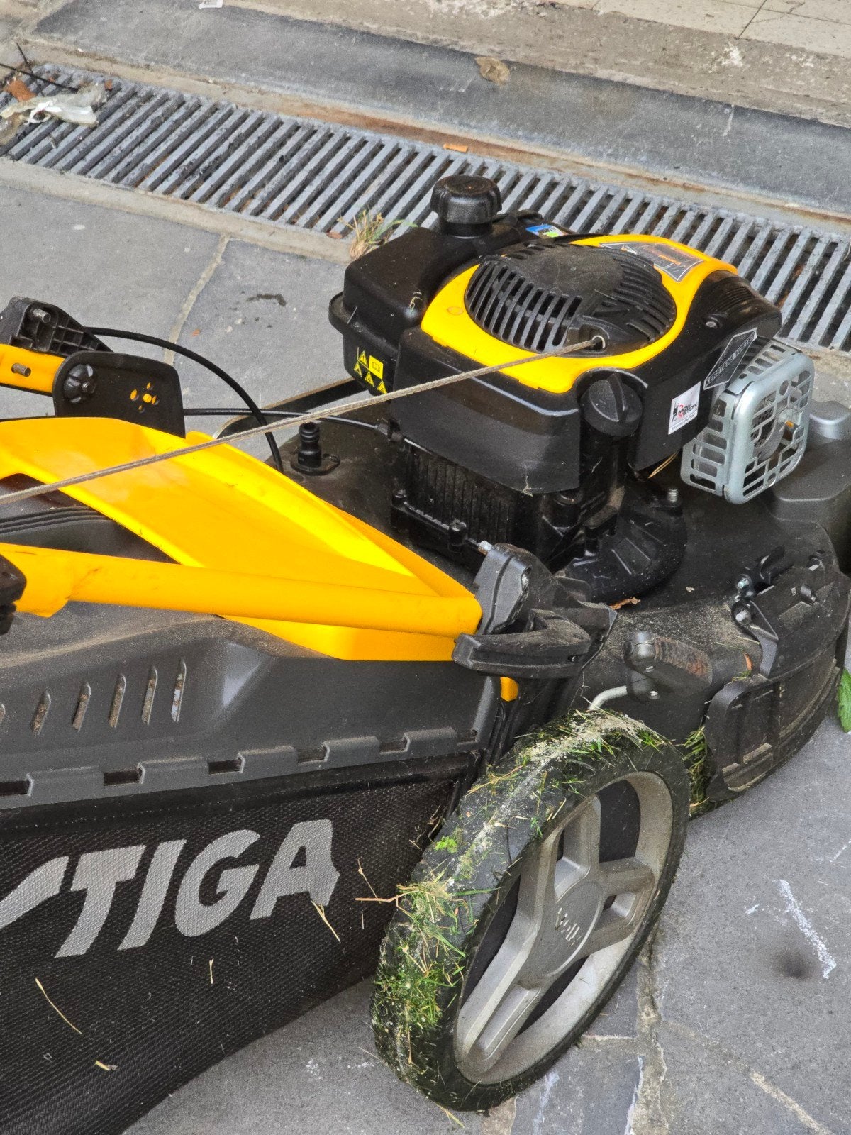 grasmaaier stiga benzine, Tuin en Terras, Ophalen, Zo goed als nieuw, 40 t/m 49 cm, Stiga / briggs n stratton