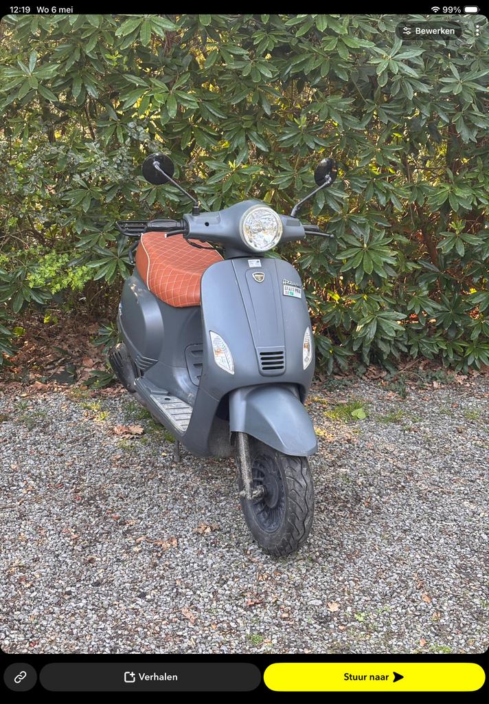 Neco Azzuro A klasse brommer, Vélos & Vélomoteurs, Vélomoteurs & Scooters bridés, Comme neuf, Enlèvement