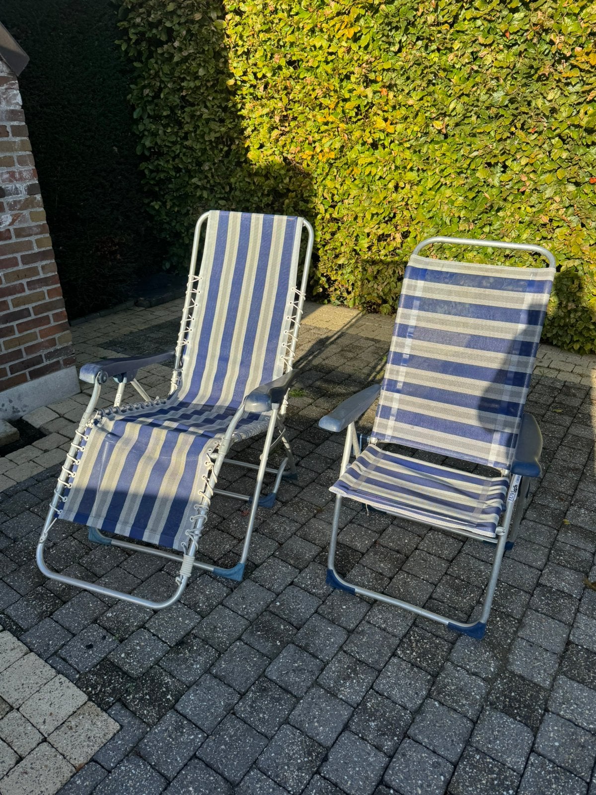 Opvouwbare stoeletjes, Ophalen, Gebruikt, Campingstoel