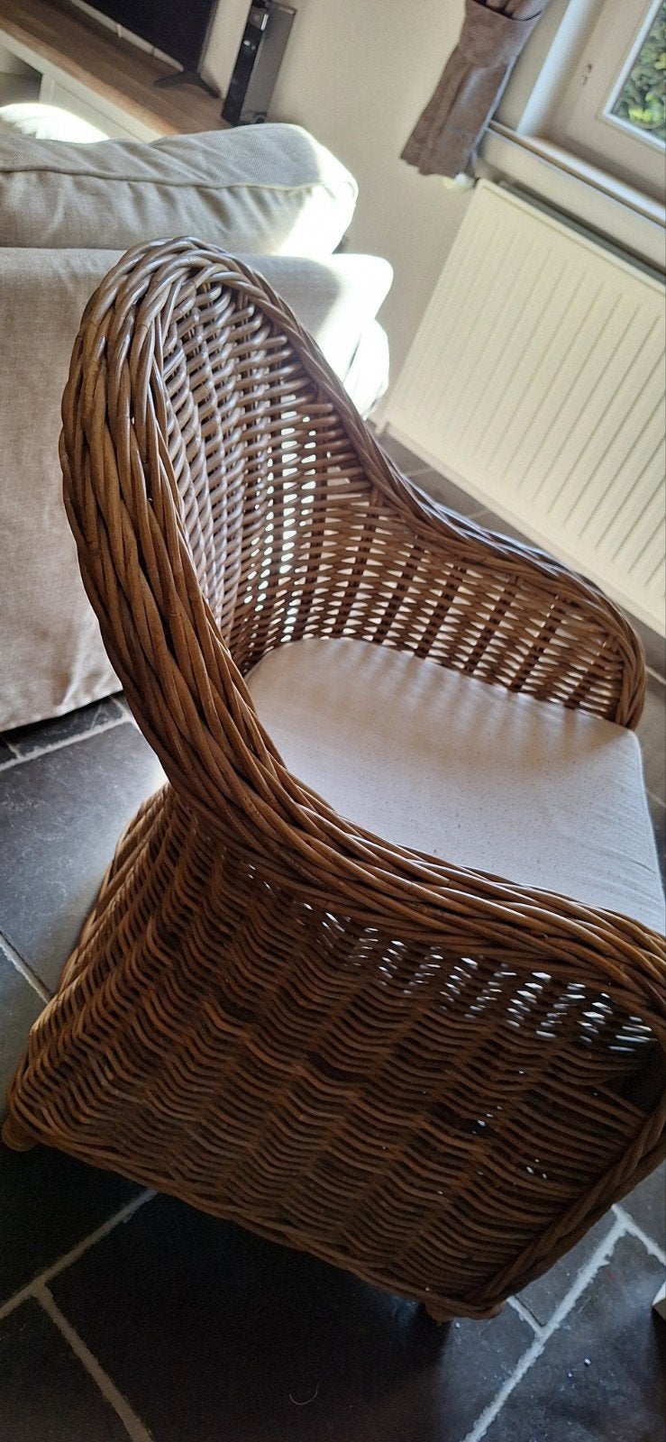 6 Rotan stoelen, Huis en Inrichting, Stoelen, Ophalen