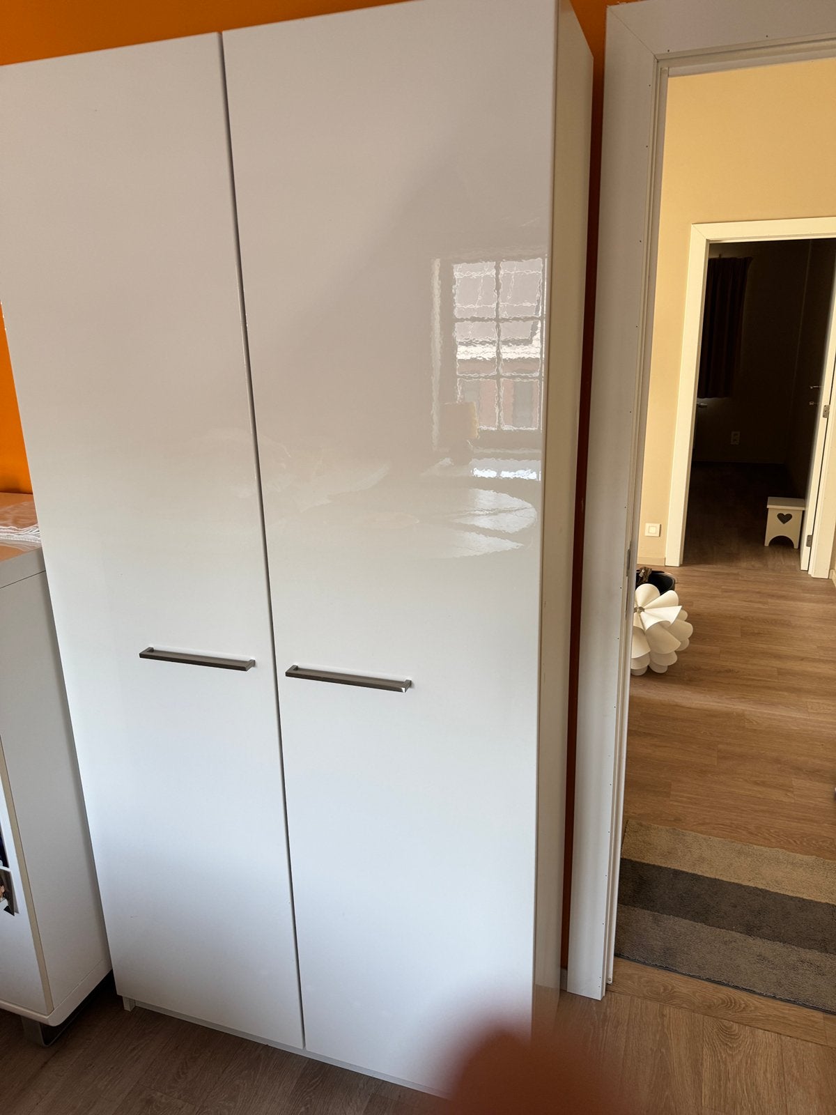 Armoire blanche en bon état, Enlèvement, Comme neuf