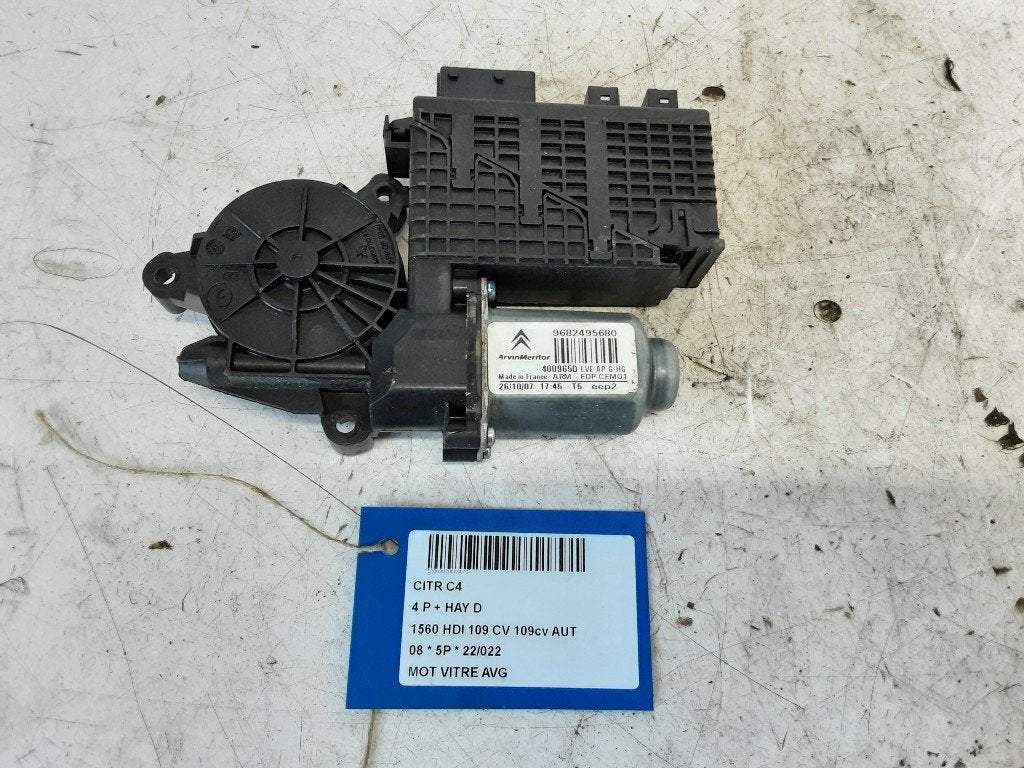 MOTEUR LEVE VITRE ELECTRIQUE AVANT GAUCHE (9682495680), Utilisé, Avant, Citroën