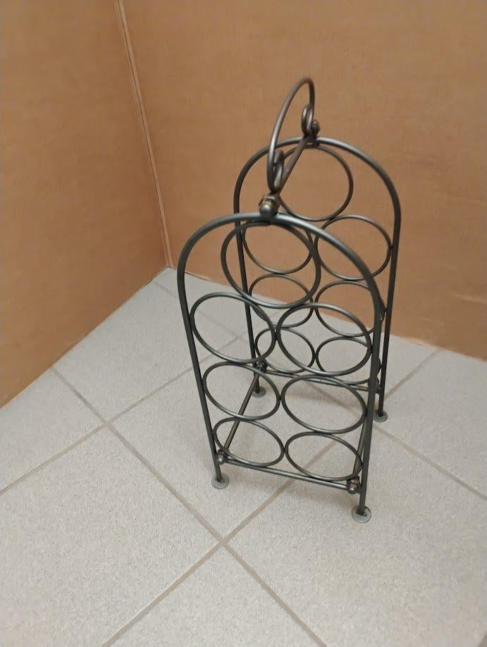 Casier à vin, Maison & Meubles, Accessoires pour la Maison | Porte-bouteilles, Comme neuf, Moins de 50 cm, Métal, 5 à 15 bouteilles