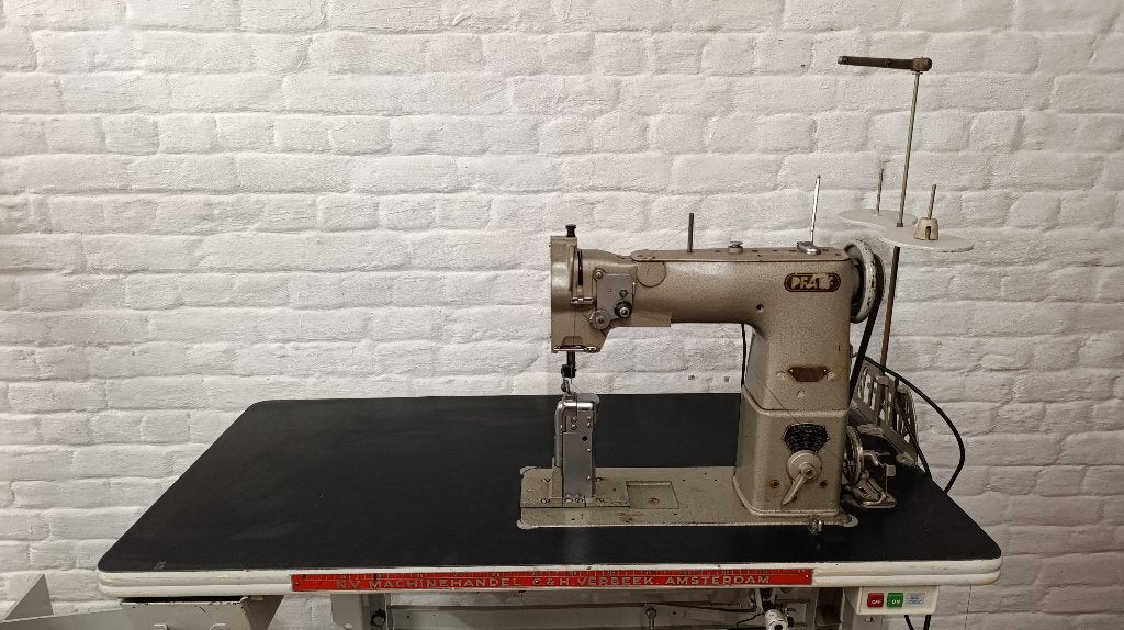 naaimachine leder Pfaff kolom, Hobby en Vrije tijd, Naaimachines en Toebehoren, Ophalen, Naaimachine, Industrieel, Gebruikt