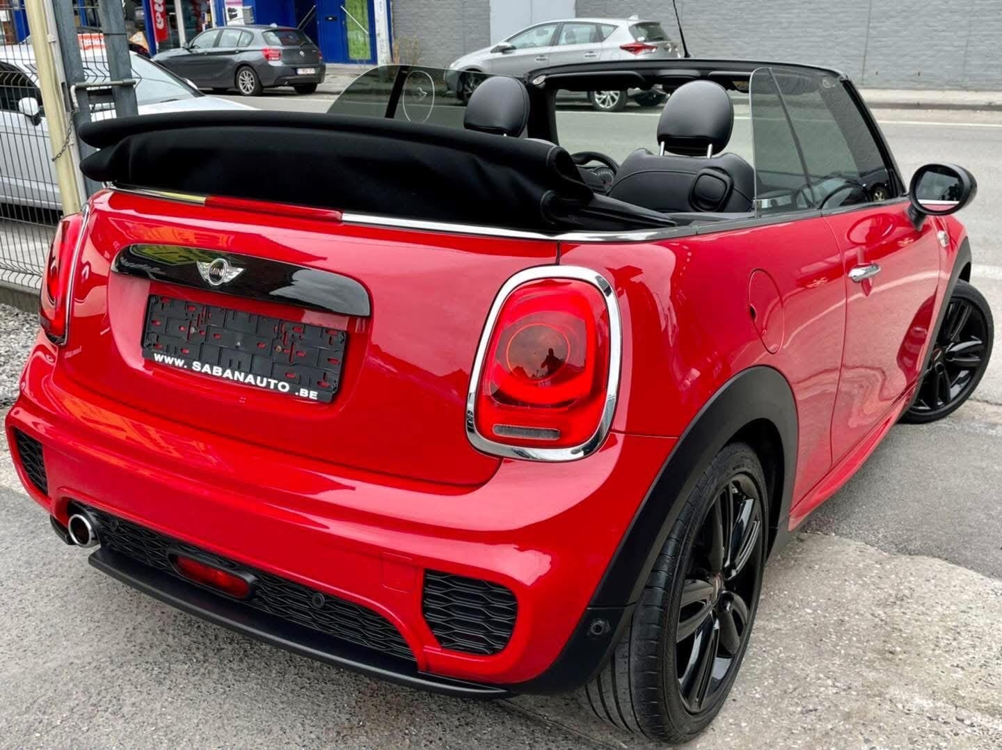 Mini Cooper D Cabriolet jhon Works EURO 6 B 2017, Autos, Rouge, Achat, Euro 6, Entreprise