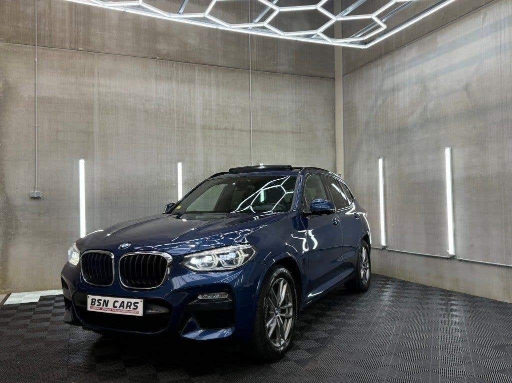 BMW X3/XDRIVE/MPACKET/PANO/HEADUP/1EIGENAAR/SFEER/GARANTIE, Auto's, Automaat, Blauw, Leder, 140 kW