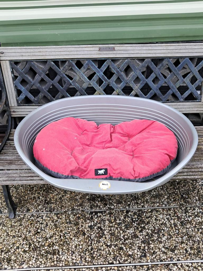 av panier pour grand chien plus coussin, Enlèvement, Comme neuf