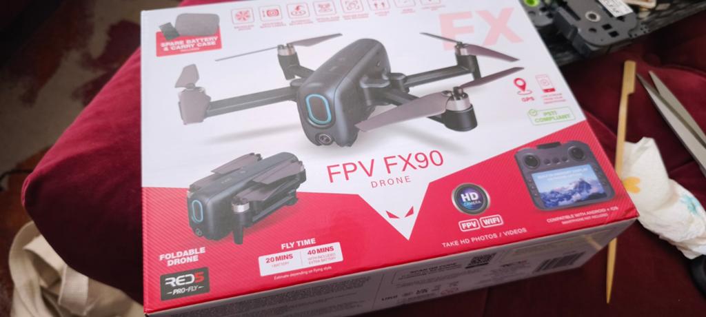 Smart drone FPV met scherm controller, Audio, Tv en Foto, Drones, Ophalen