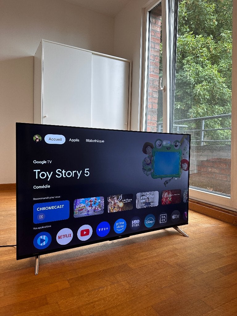 TCL Google TV 50" televisie, 50 Hz, 40 tot 60 cm, 4k (UHD), Smart TV