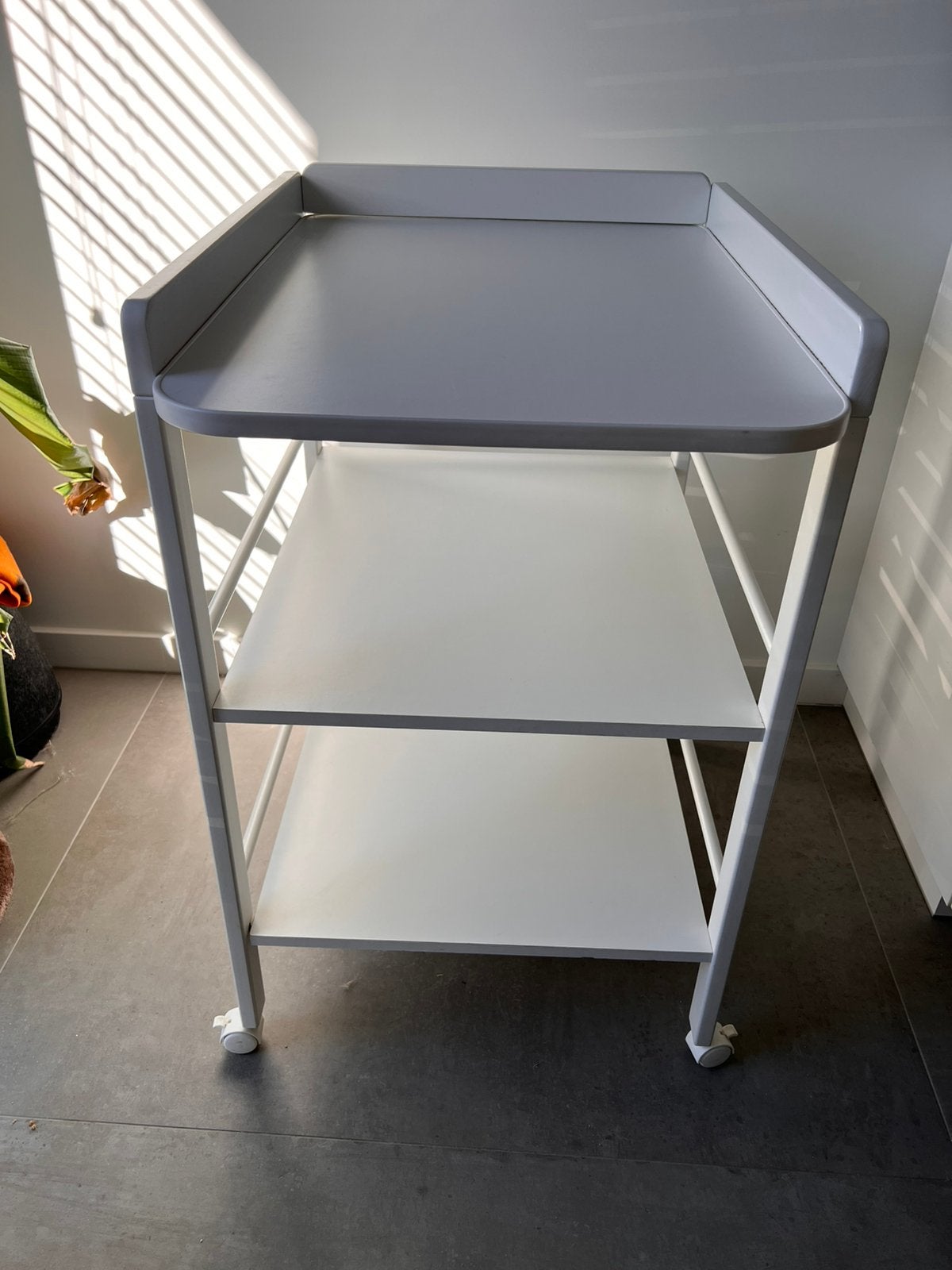 Baby verschoontafel Geuther – wit, Kinderen en Baby's, Ophalen, Gebruikt, Commode