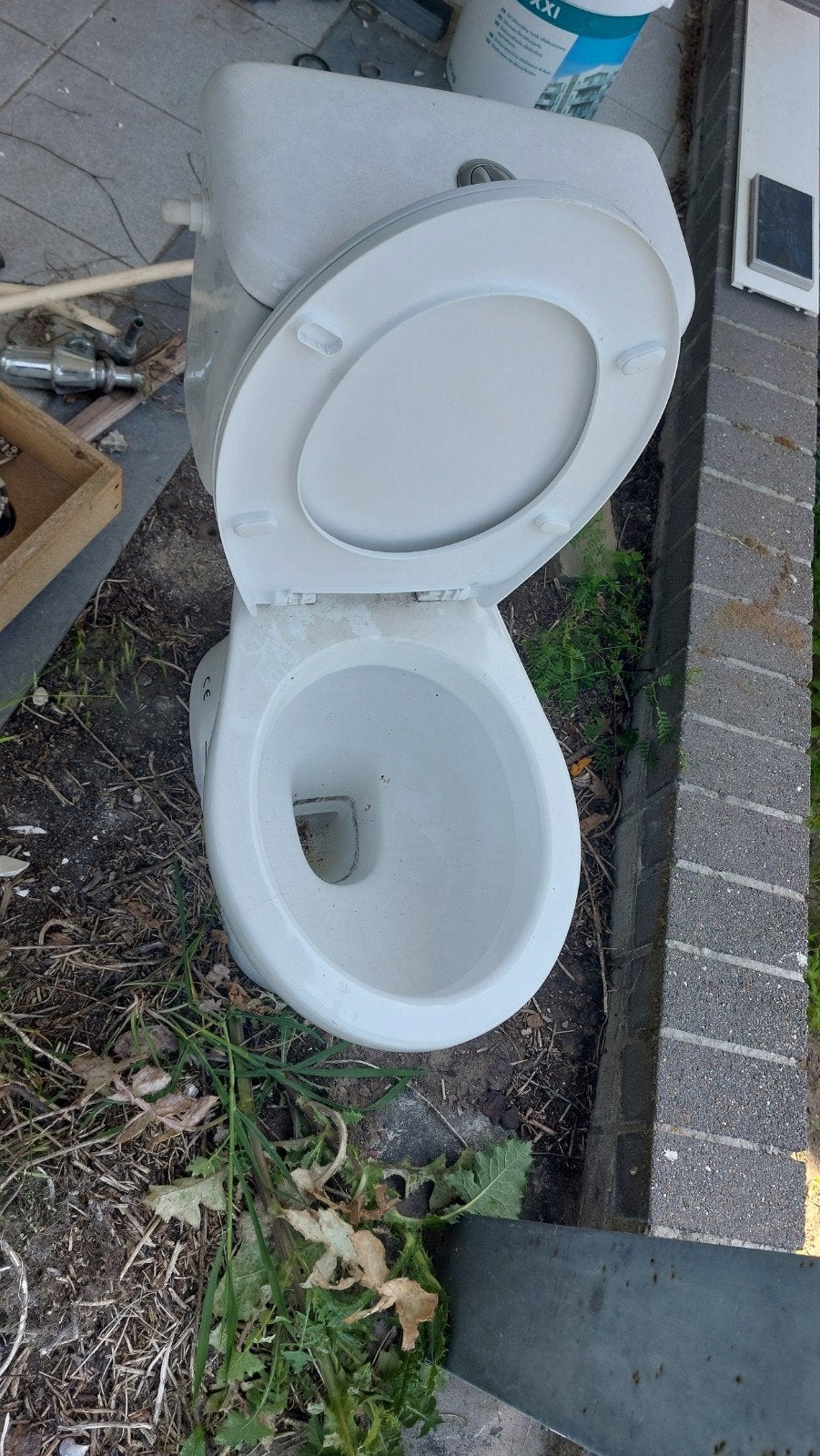 Wc pot gebruikt als werfwc weg is weg:20€, Doe-het-zelf en Bouw, Ophalen, Gebruikt, Toilet