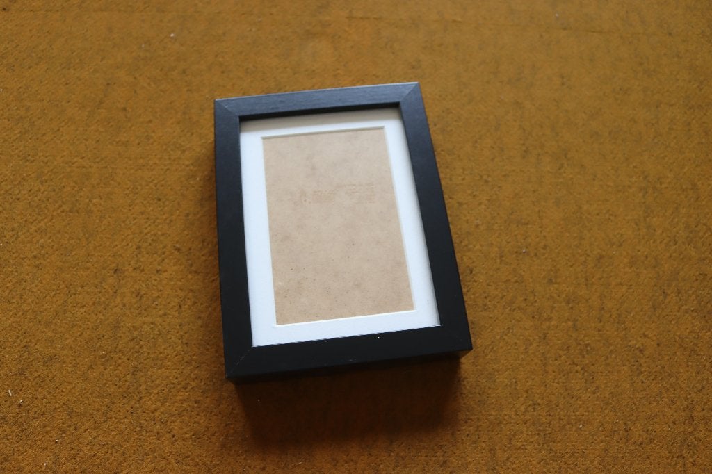 Fotokader zwart 17x12cm, Audio, Tv en Foto, Fotografie | Fotolijsten, Gebruikt, Met passe-partout, Zwart, Ophalen