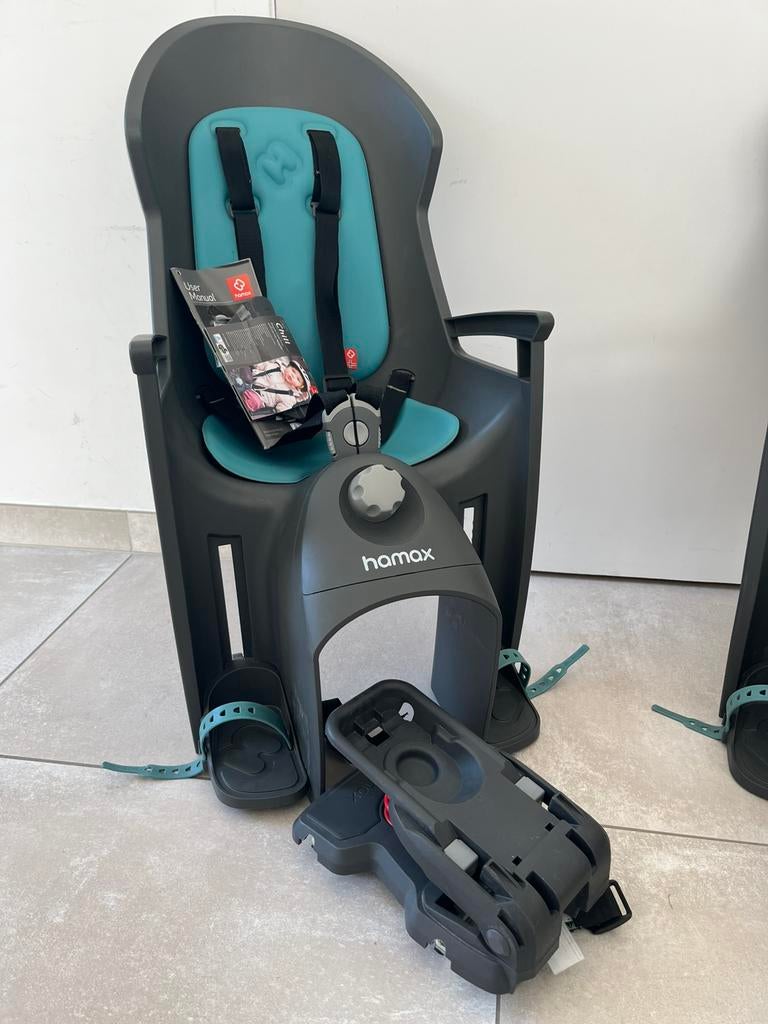 Fietsstoeltjes Hamax met bagagedrager Chill (Decathlon), Fietsen en Brommers, Fietsaccessoires | Fietsstoeltjes, Ophalen, Achterzitje