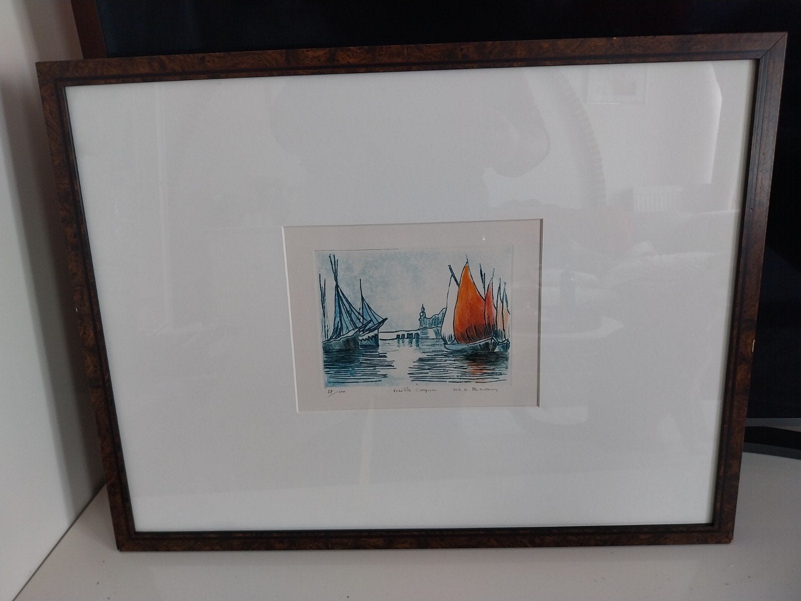 Cadre Tableau blanc brun, Enlèvement