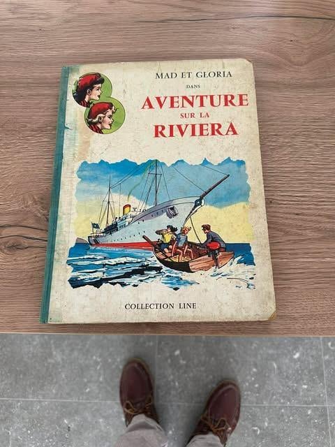 mad et gloria Aventure sur la riviera Valerie Hasrings, Eén stripboek, Ophalen of Verzenden, Gelezen