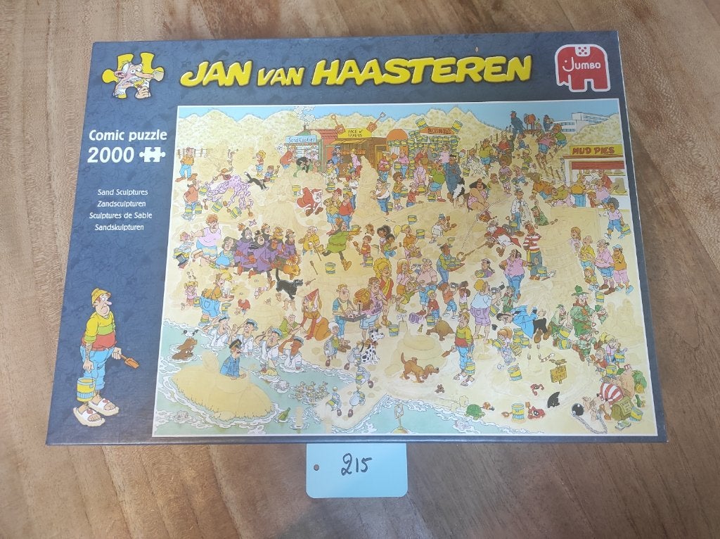 van haasteren zandscuplturen 2000 stukken, Hobby en Vrije tijd, Ophalen of Verzenden, Meer dan 1500 stukjes, Zo goed als nieuw