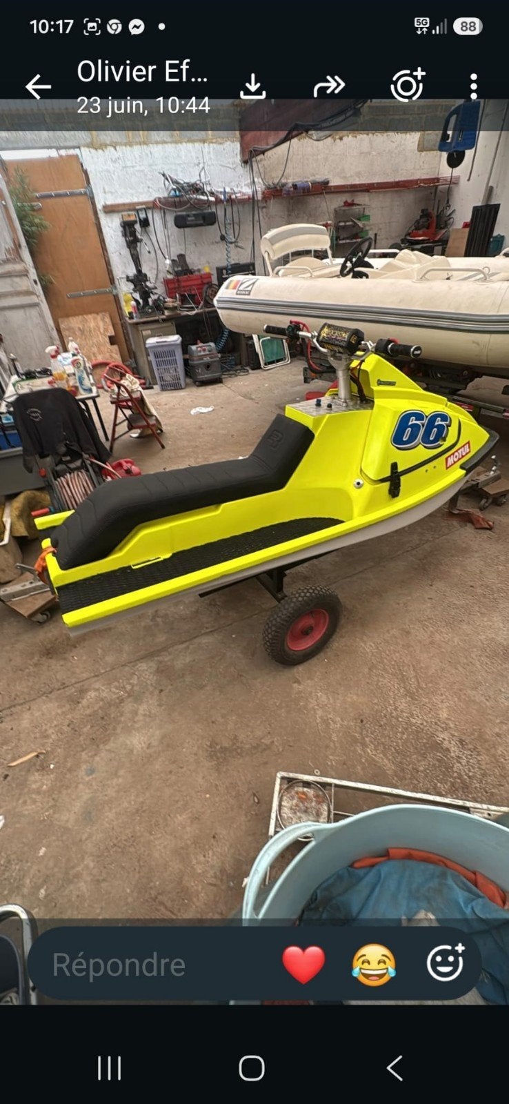 Kawasaki X2, Ophalen