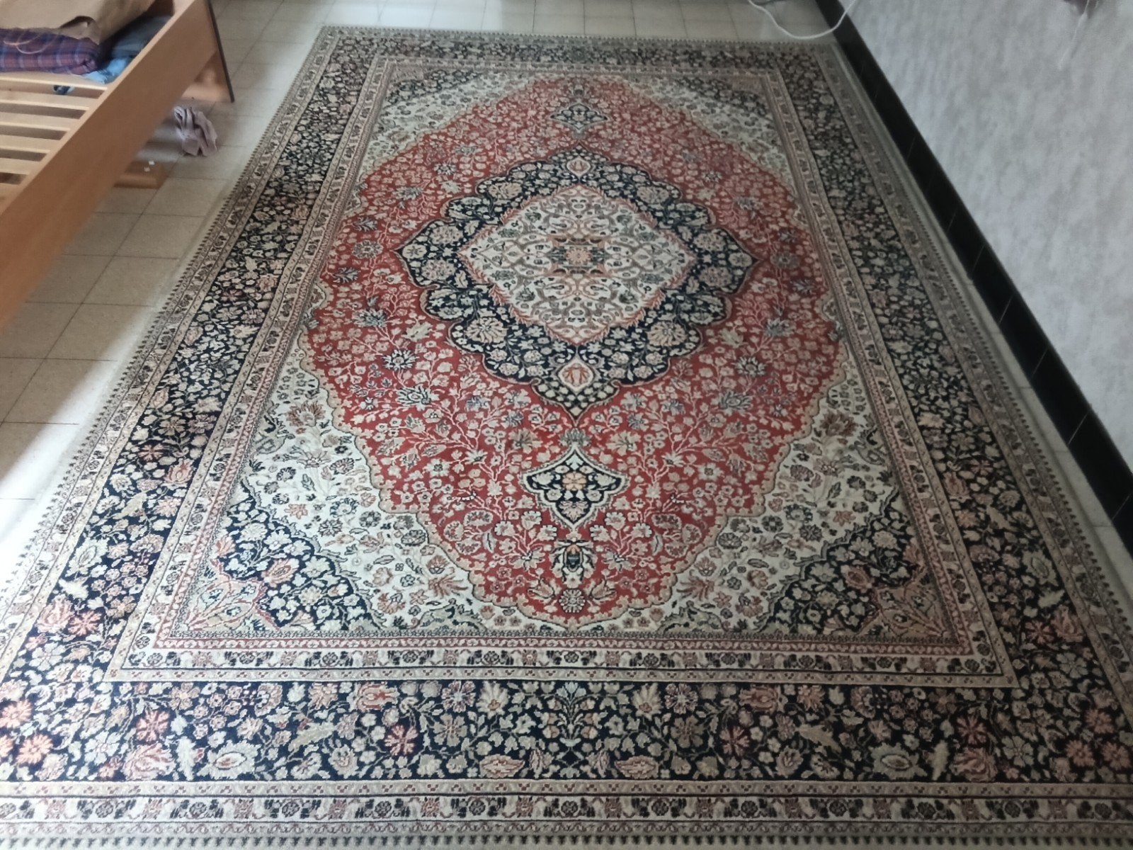 Tapis persan en laine, Antiquités & Art, Enlèvement