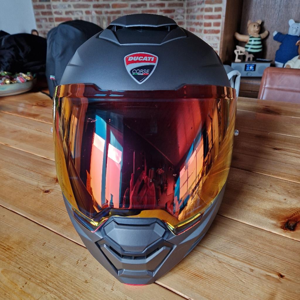 Ducati HJC i80 systeem helm maat XL : nieuw in de doos, Motoren, Kleding | Motorhelmen, Dames, Heren, Systeemhelm, XL, HJC, Nieuw zonder kaartje