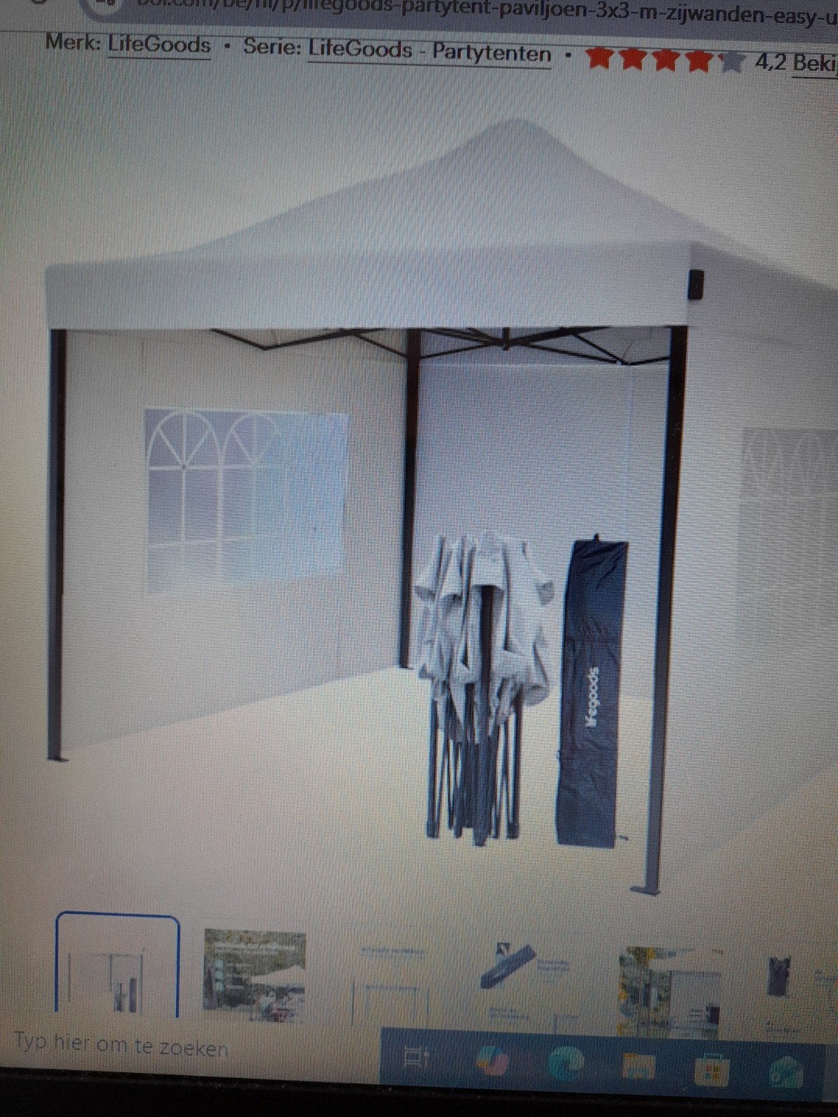 Party tent, Enlèvement