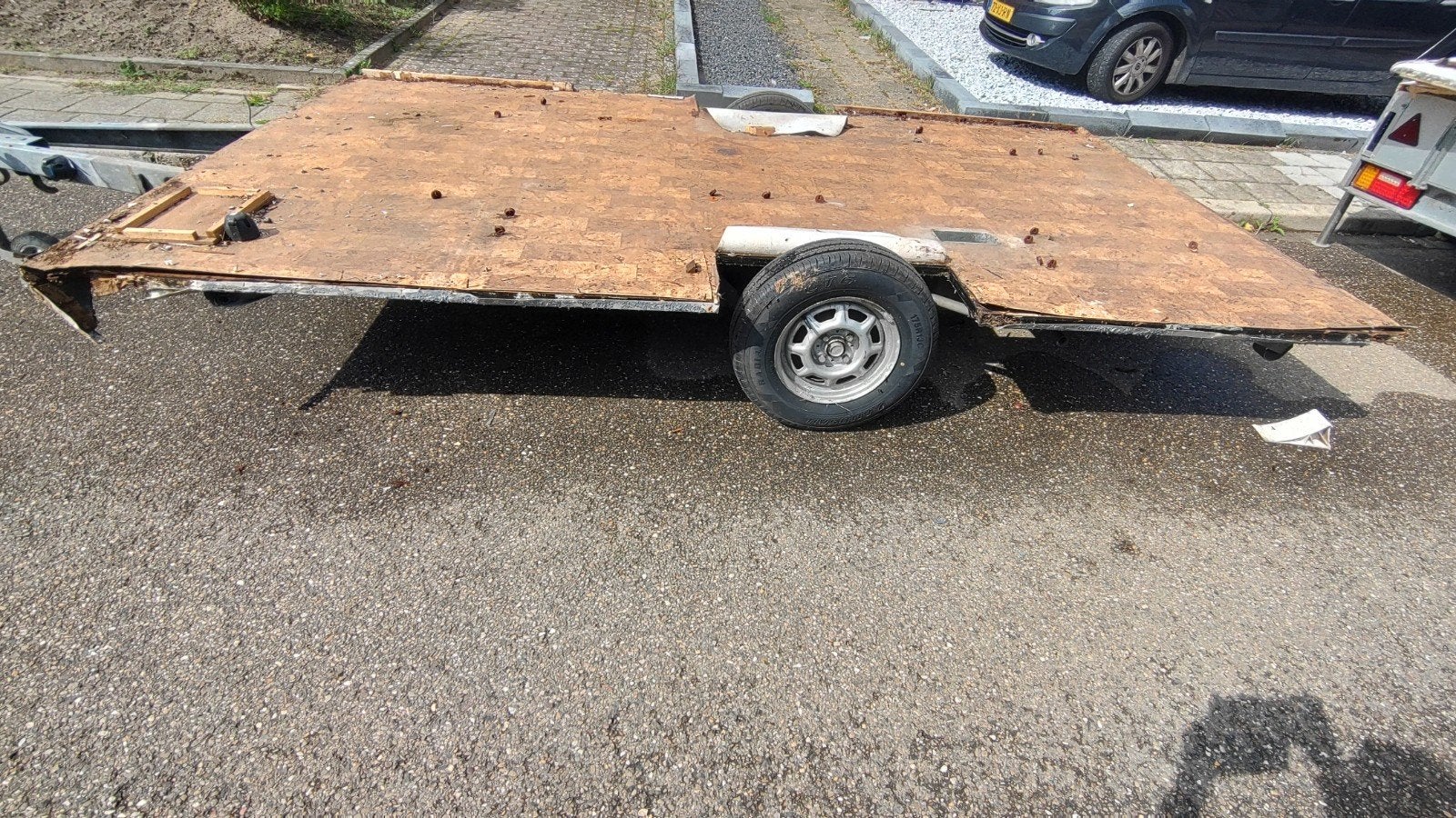 te koop onderstel aanhangwagen, Caravanes & Camping, Caravanes, Particulier