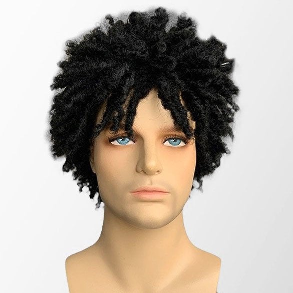 Mannenpruik zwart kort dreadlocks / rasta, Ophalen of Verzenden, Nieuw