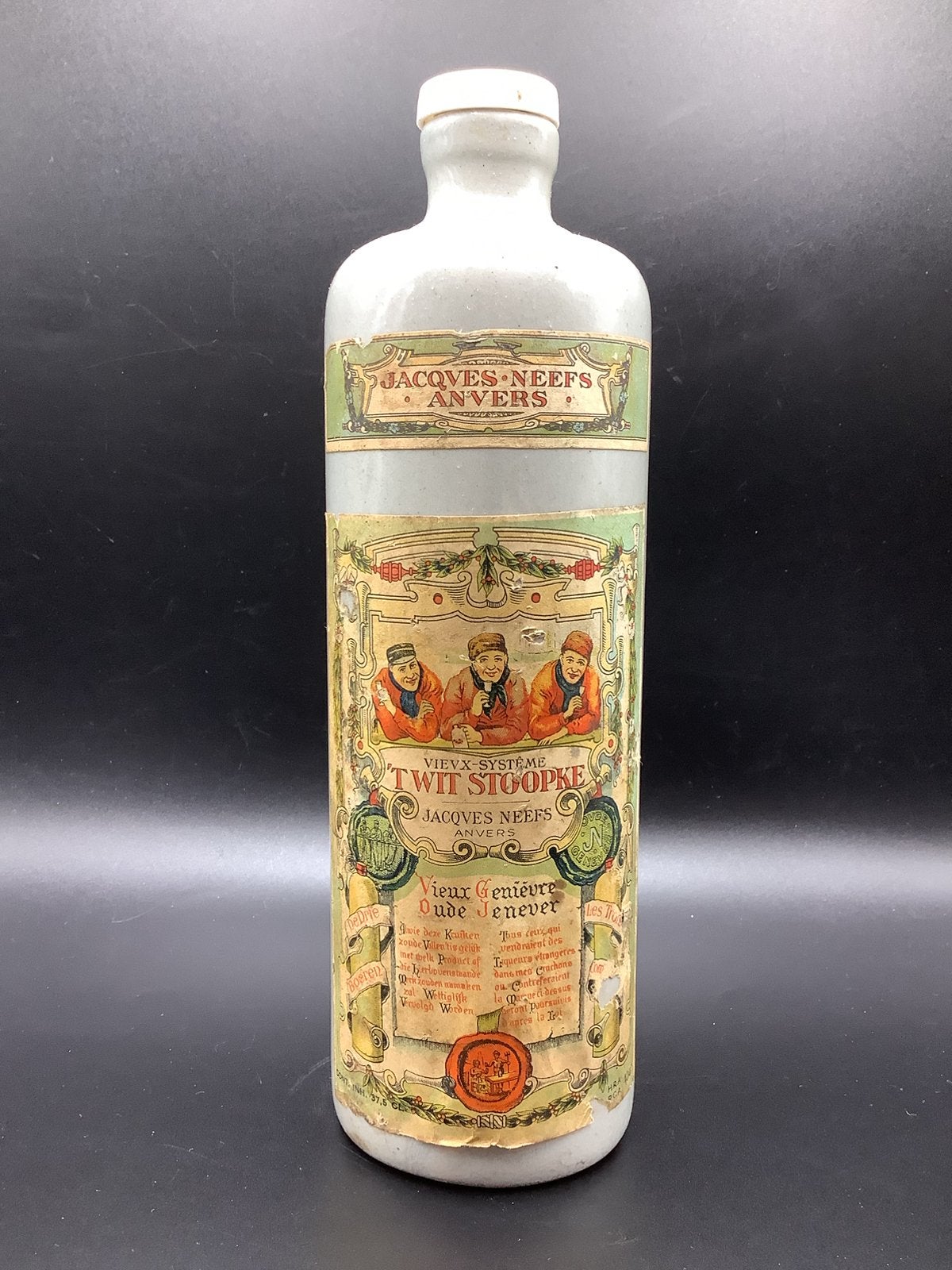 Ancienne bouteille genièvre Jacques Neefs (Anvers), Enlèvement ou Envoi