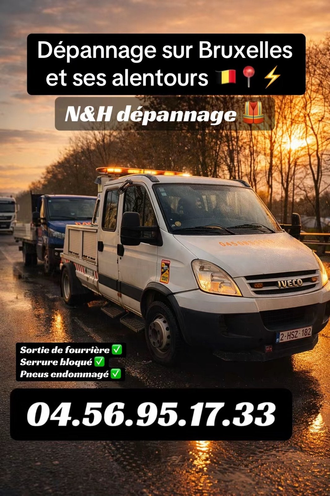 Iveco remorquage, Enlèvement, Iveco