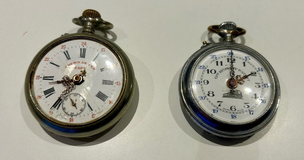 Lot de 2 montres de poche/gousset, Enlèvement ou Envoi