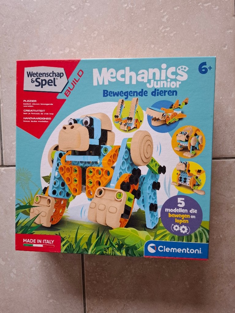 Mechanics Junior bewegende dieren, Ophalen, Zo goed als nieuw, Bouwen