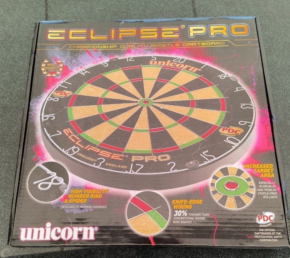 ECLIPSE PRO – Championship Quality Bristle Dartboard, Ophalen of Verzenden, Nieuw, Dartbord