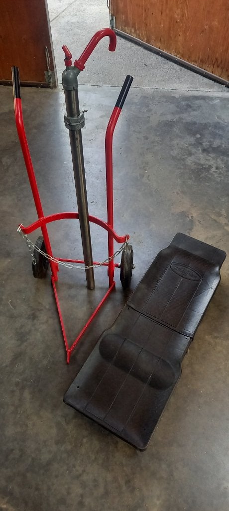 chariot à barils, 60 à 80 litres, Enlèvement, Utilisé, Diable