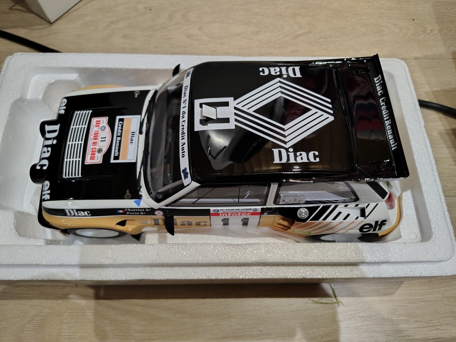 Renault R5 Maxi 1/12, Enlèvement