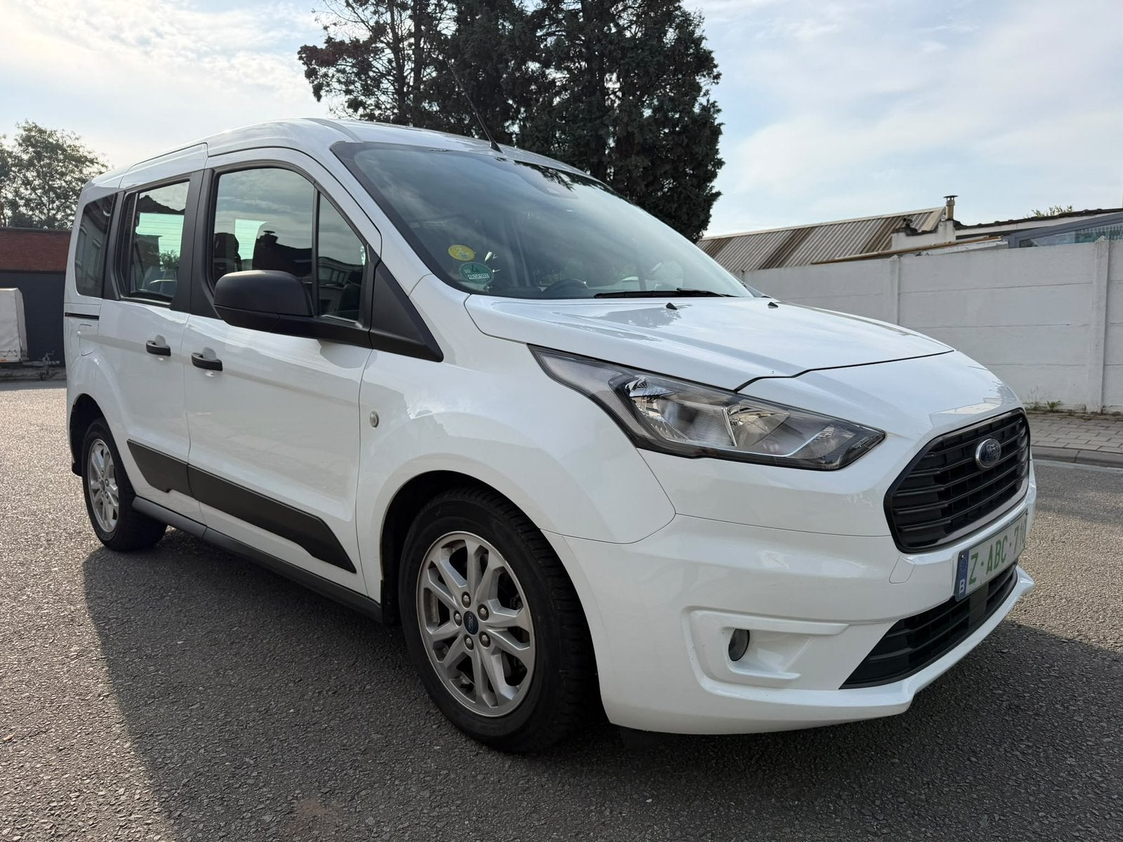 FORD TOURNEO CONNECT 2020 AUTOMAAT, Auto's, Stof, Euro 6, Wit, Particulier
