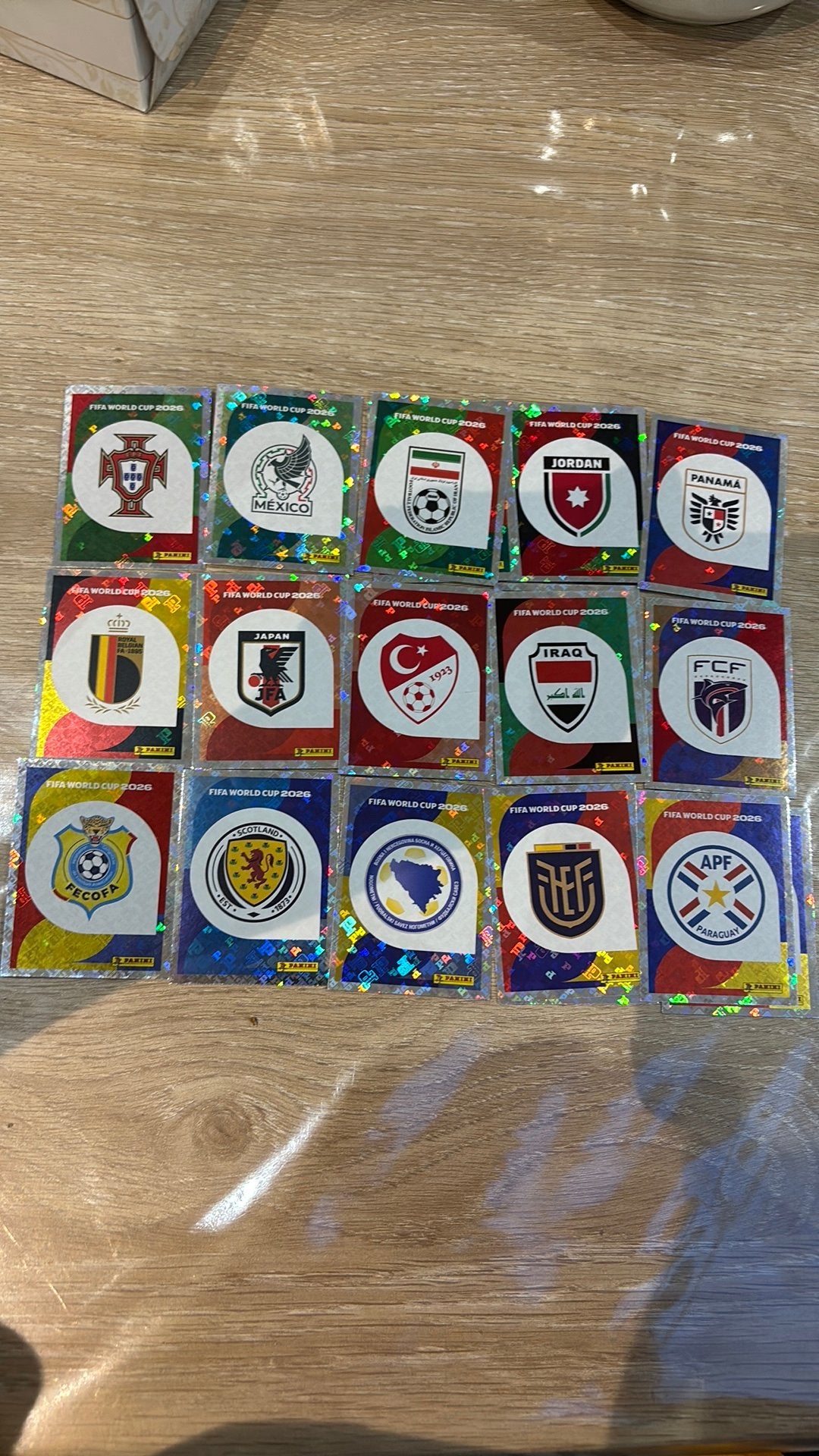 Fifa Panini Stickers badges van verschillende landen., Hobby en Vrije tijd, Spaarzegeltjes, Ophalen of Verzenden