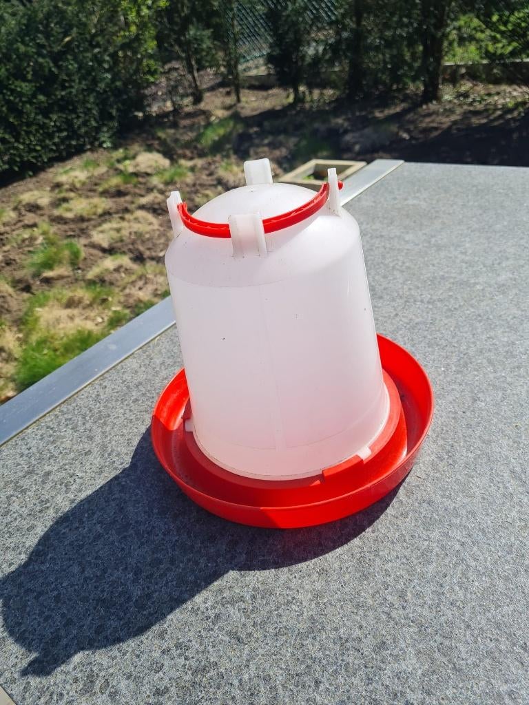 DRINKEMMER KUNSTSTOF KIPPEN 2Liter, Dieren en Toebehoren, Ophalen, Zo goed als nieuw, Drinken en Voederen