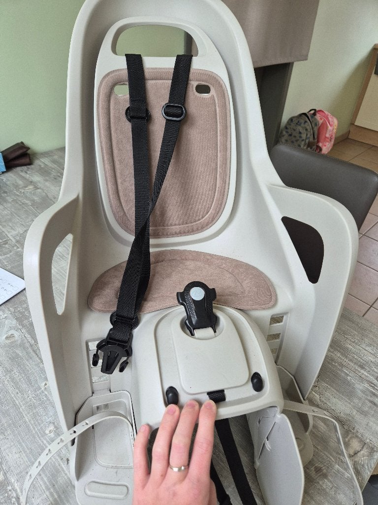 Fietsstoel, Fietsen en Brommers, Fietsaccessoires | Fietsstoeltjes, Ophalen, Achterzitje, Voetsteuntjes, 9 t/m 18 kg