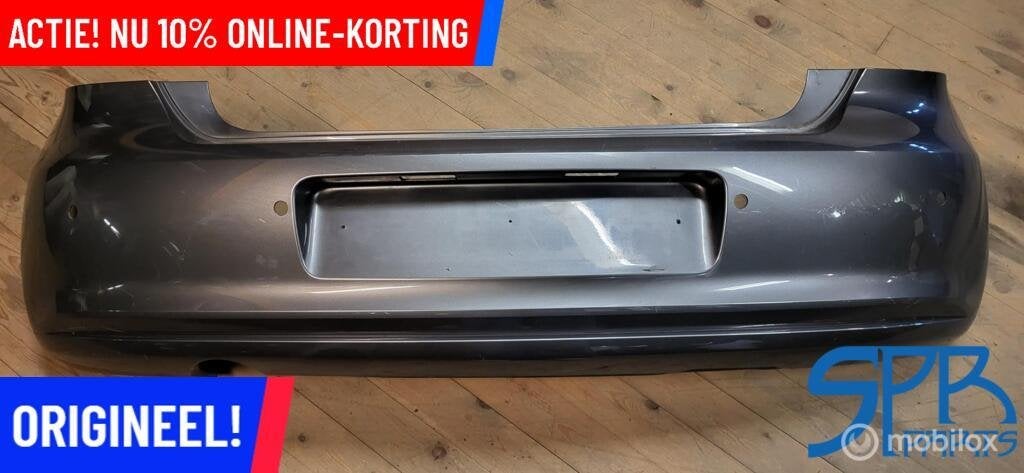 VW POLO 6R LD7R ACHTERBUMPER 4x PDC 1X UITLAAT GAT SPARING, Enlèvement ou Envoi, Volkswagen, Utilisé, Volkswagen