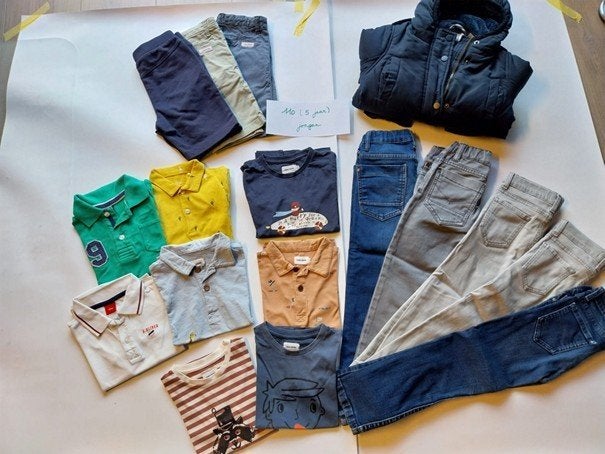 pakket kinderkledij jongen - maat 110, Kinderen en Baby's, Kinderkleding | Maat 110, Ophalen, Gebruikt, Jongen