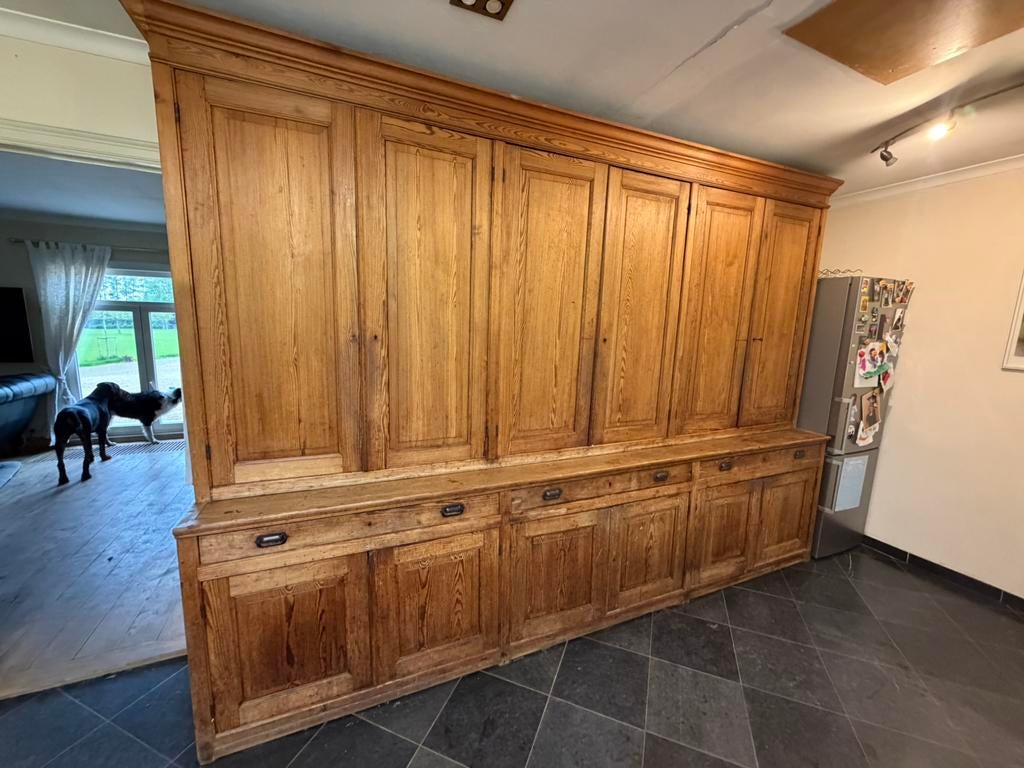 Belle grande armoire de cuisine ancienne., Enlèvement, Comme neuf