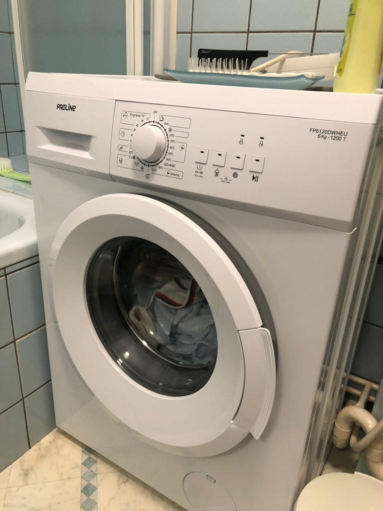 Wasmachine Proline, Ophalen, Zo goed als nieuw
