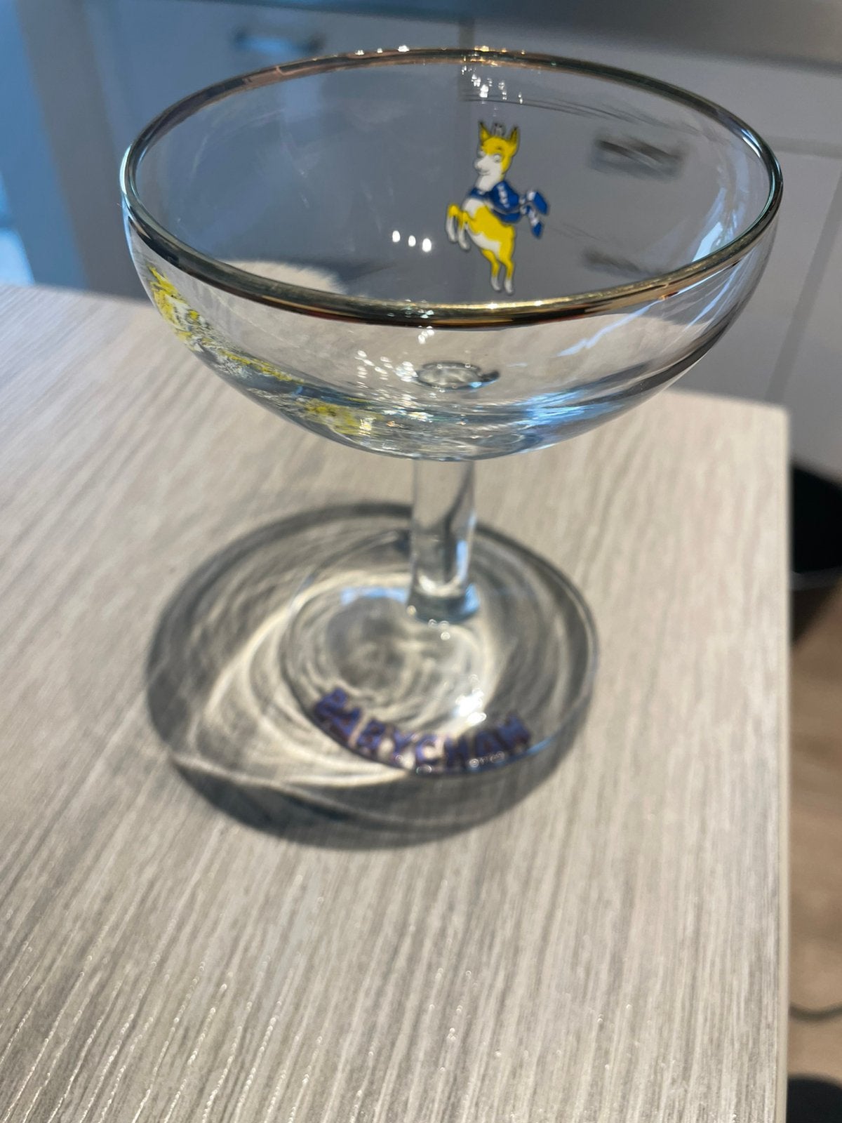 Babycham glazen 5 stuks, Collections, Enlèvement, Utilisé