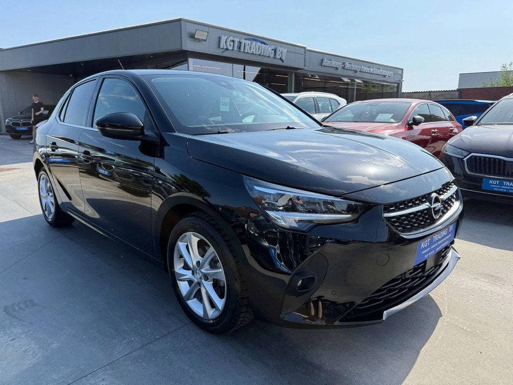 Opel Corsa 1.2i ELEGANCE FULL LED CARPLAY VIRTUAL CAMERA ALU, Auto's, 1199 cc, Zwart, Bedrijf, 5 deurs