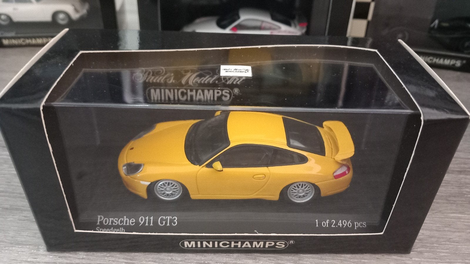 Minichamps Porsche 911 GT3 Speed Yellow ( 1:43 ), Enlèvement ou Envoi, Neuf, Voiture, MiniChamps