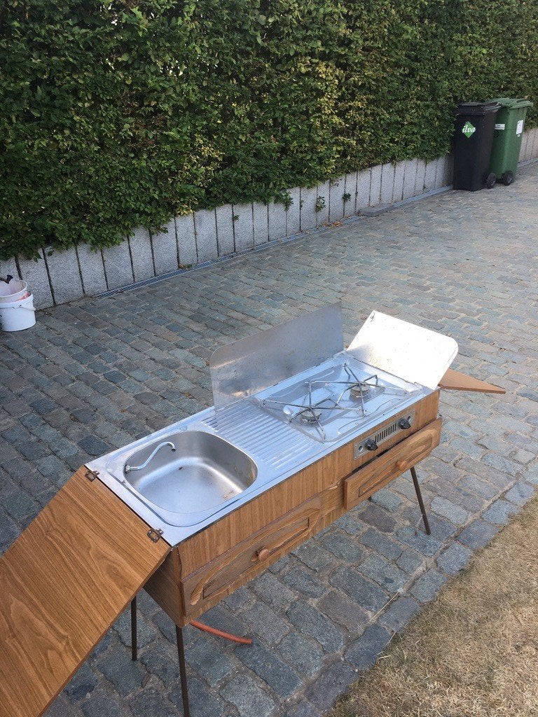 Campingkeuken, Caravans en Kamperen, Ophalen, Gebruikt