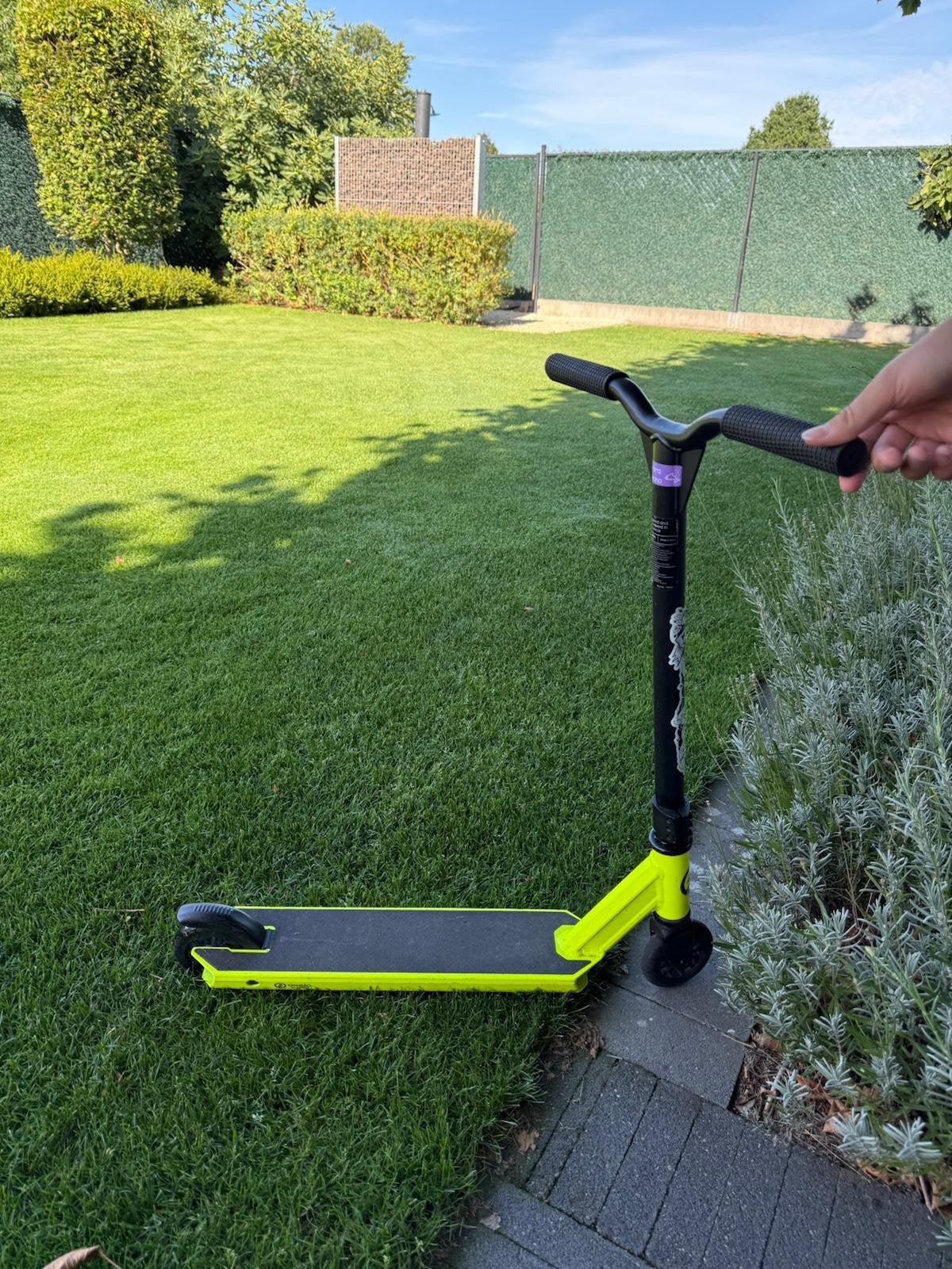 Étape jaune fluo, bon état, Vélos & Vélomoteurs, Trottinettes, Enlèvement, Comme neuf