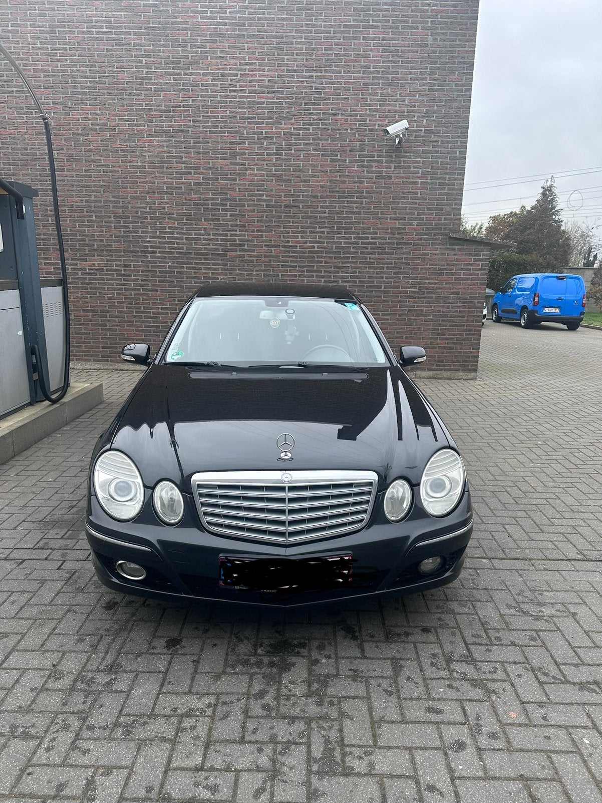 Mercedes w211 e200, Auto's, Zwart, Bedrijf, Te koop, Benzine