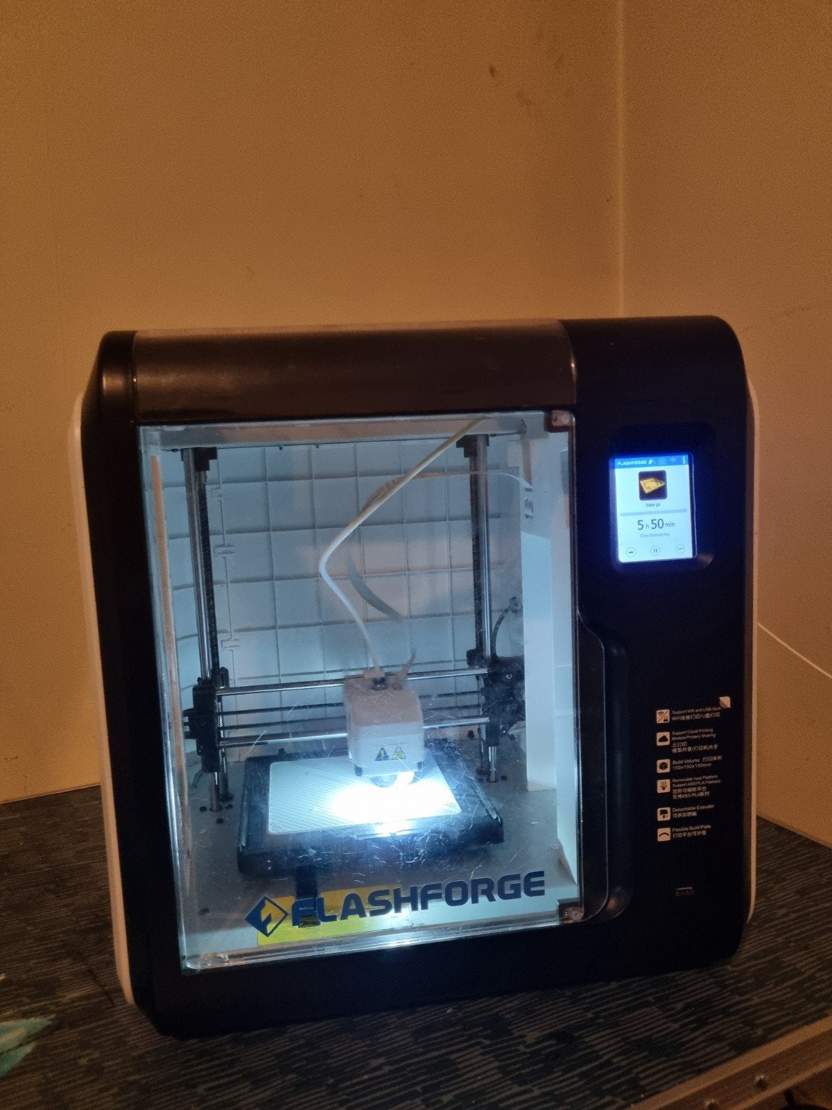 flashforge adventure 3, Computers en Software, 3D Printers, Gebruikt, Flashforge, Ingebouwde Wi-Fi, LEAP3D LIMITED 19H MAXGRAND PLAZA NO 3 TAI YAU ST SANPO KONG KL