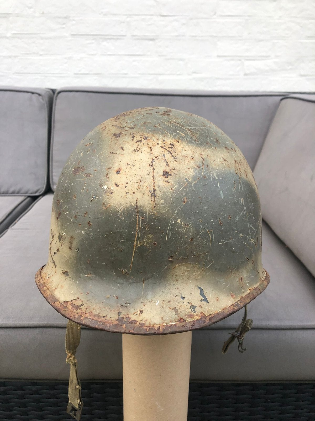 US helm met lotnr WOII, Verzamelen, Ophalen of Verzenden