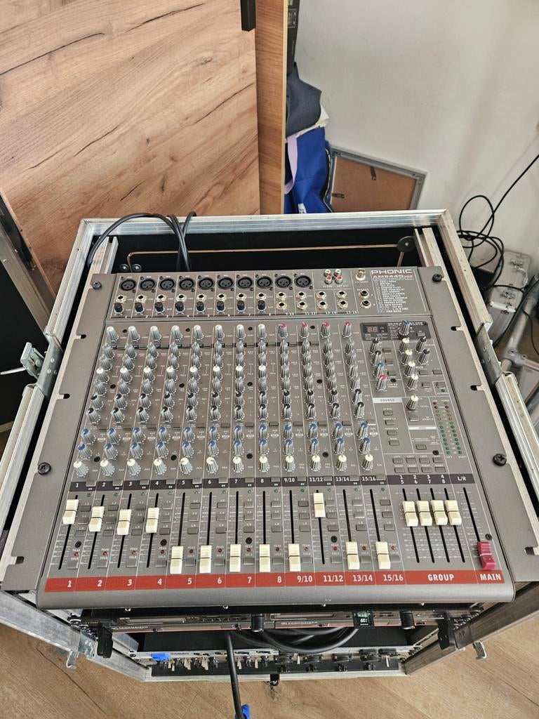 Mengpaneel phonic AM844 D USB, Muziek en Instrumenten, Mengpanelen, Ophalen of Verzenden